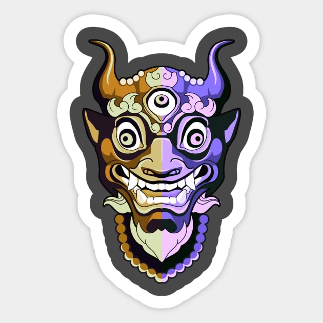 Demon Sticker by Vika_lampa_13